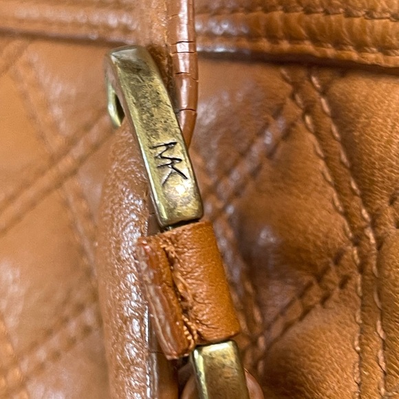 Michael Kors Tan Quilted Shoulder Bag - Picture 9 of 12